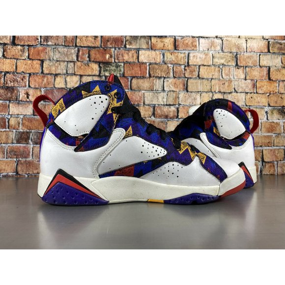 Nike Air Jordan Retro 7 Shoes Nothing But Net Ugly Sweater Size 5.5Y 304774-142 - Picture 7 of 10